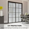 thumbnail image 4 of VELIMAX Frosted Window Privacy Film Non Adhesive Window Cover Removable Window Cling Clear Water Privay Film for Glass UV Blocking 35.4x78.7 inches, 4 of 7