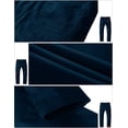 thumbnail image 5 of Pantalones chinos a juego para hombre, rectos, azules y negros, talla 38, 5 of 5
