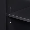 thumbnail image 6 of ARIEL Milan 72 Inch Double Rectangle Sink Bathroom Vanity with Carrara White Quartz Countertop 1.5 Inch in Black, 6 of 7