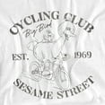 thumbnail image 2 of Sesame Street Cycling Club Big Bird Unisex Adult Canvas Brand T Shirt, White, 2X-Large, 2 of 4