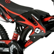 Hyper Bicycles 16 Moto Bike, Children Ages 5-7, Black/Red