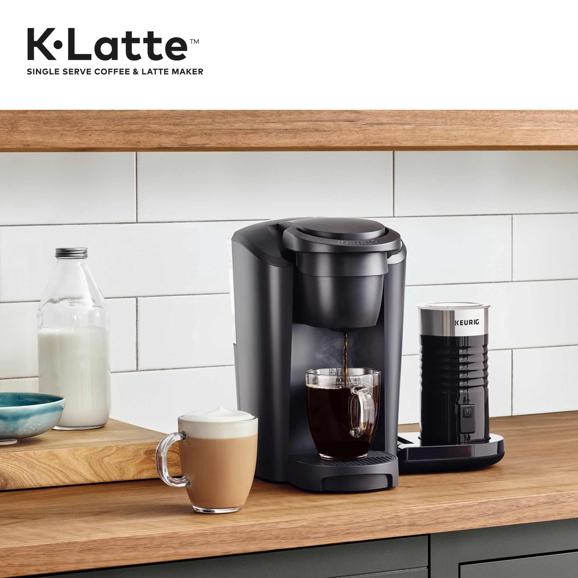 Keurig K-Latte Single Serve K-Cup Coffee and Latte Maker, Black - image 11 of 12