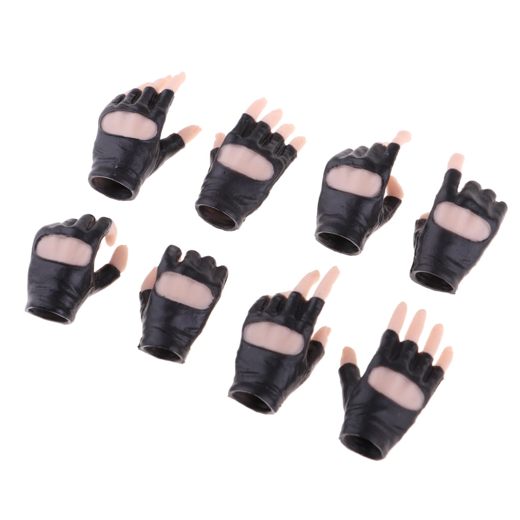 1/6 Scale Female Wristlet Women Gloves for 12'' Phicen Figure Doll Toy Black 