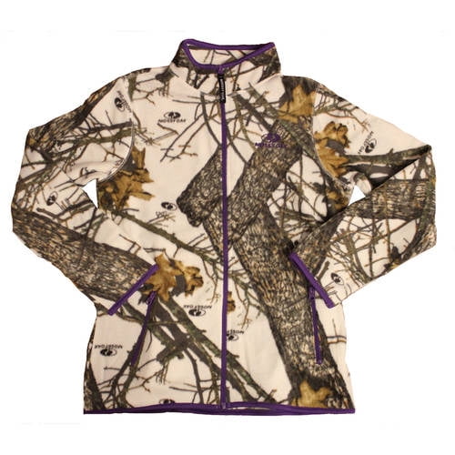 Mossy Oak Women's Fleece Camo Full Zip Jacket, MO Country by Generic