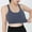 Navy, variant on Munlar Wireless Sports Bras for Women Plus Size High Impact Support Halter Sports Bra Padded Bounce Control Navy Sports Bras XXXL