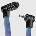 thumbnail image 2 of Reflective Chain Bicycle Anti-Theft Four Combination Lock Portable Lock Reflections, 2 of 8