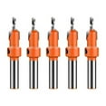thumbnail image 1 of 5pcs Woodworking Countersink Drill Bit Set 8mm Round Shank Alloy Bit for Wood Milling Cutter, 1 of 8