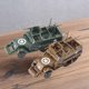 thumbnail image 5 of 2 piezas de componentes suaves y ajusta que empalman ruedas delanteras giratorias ensambladas operación simple 1:72 juguetes de vehículos s Sunnimix Juguetes blindados del vehículo, 5 of 8