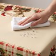 thumbnail image 5 of 2026 Christmas Indoor Home Decor Christmas Tablecloth Decor Waterproof Washable Xmas Holiday Table Cover Festive Printed Rectangle Table Cloth For Dining Table Kitchen Party Indoor Outdoor, 5 of 6