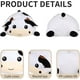 thumbnail image 3 of Un regalo lindo Peluche de vaca gigante, almohada de peluche de vaca, 35 cm, ideal para niños, regalo de Navidad y cumpleaños (ojos redondos)., 3 of 4