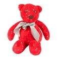 thumbnail image 1 of Oso de Peluche Fredo 40 cm Artesanal con Rojo Estrellas Metálicas - Hecho en México, 1 of 4