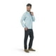 thumbnail image 4 of Camisa Guayabera Abito Manga Larga 100% Lino Color Menta Grande, 4 of 5