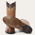 thumbnail image 6 of Men's Stetson Ben Leather Boots Handcrafted Round Toe Tan, 6 of 8