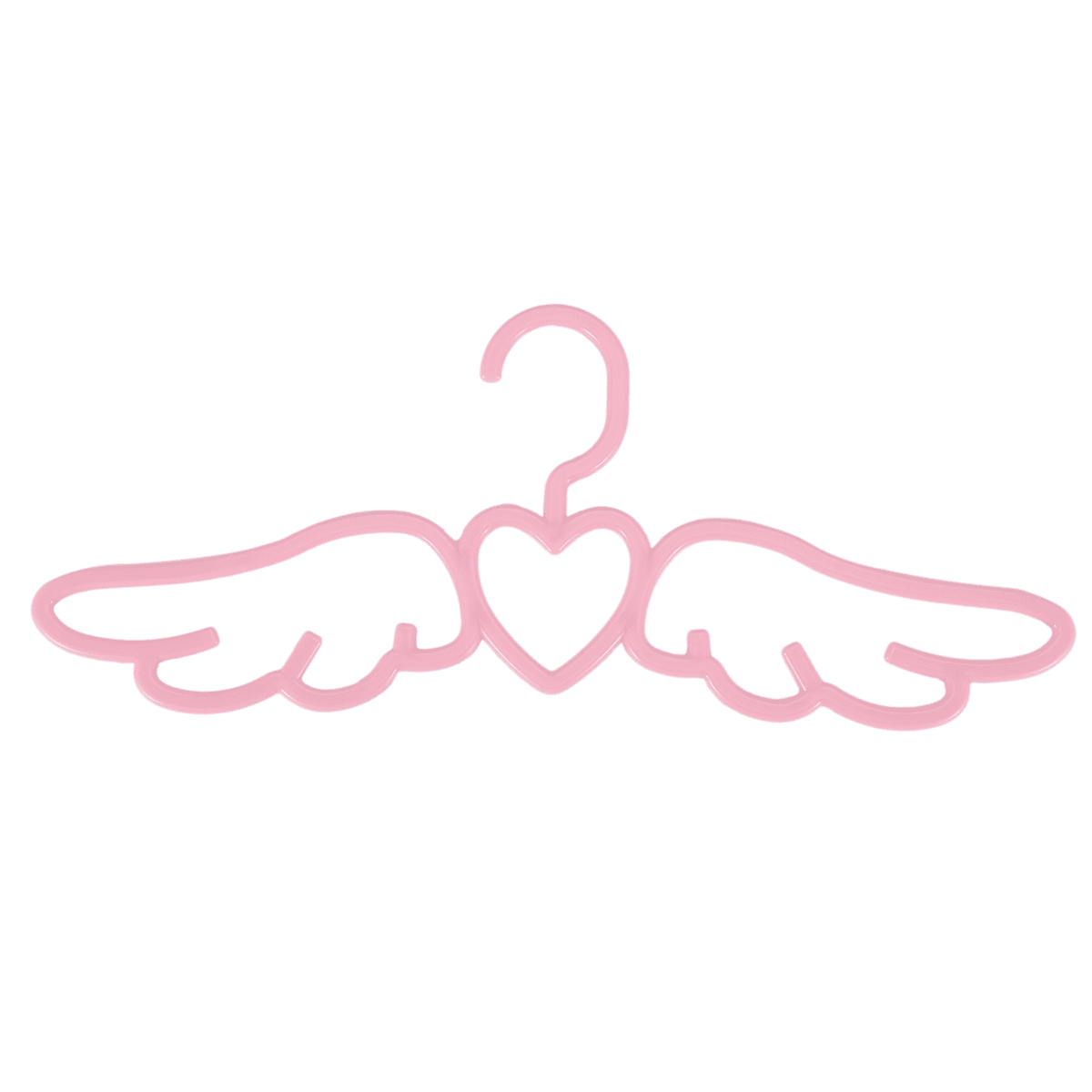 40 Pcs New Design Fly Angel Plastic Clothes Shirt Hanger, Cute Pretty Pink Loving Heart Scarf Underwear Hanger Rack