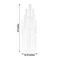 thumbnail image 3 of Efavormart 10 Arm Clear Acrylic Cluster Round Taper Candle Holder Candelabra, Pillar Candle Stick Stand With Circular Base - 47" Tall, 3 of 11