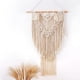 thumbnail image 5 of Colgante de pared de macramé, decoración de pared tejida, arte de pared bohemio Chic bohemio, hermoso , dormitorio, sala de , perfecl Macramé Tela decorativa, 5 of 7