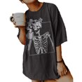 thumbnail image 1 of T-Shirt Oversize pour Femmes, Hauts Amples d'Été à Manches Courtes, 1 of 6