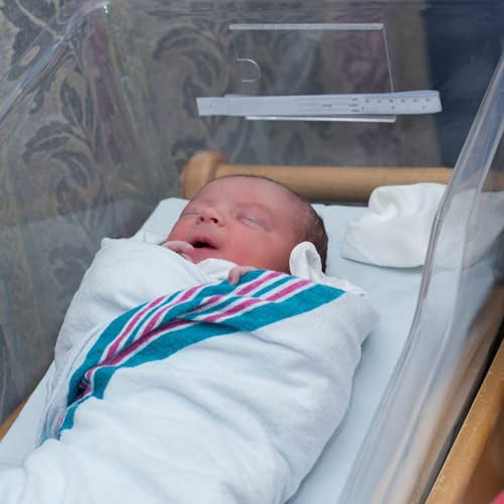 Linteum Textile 3 Pack Hospital Baby Blankets 100 Cotton White with Blue Pink Stripes in El Salvador at USD 30 Rating 5