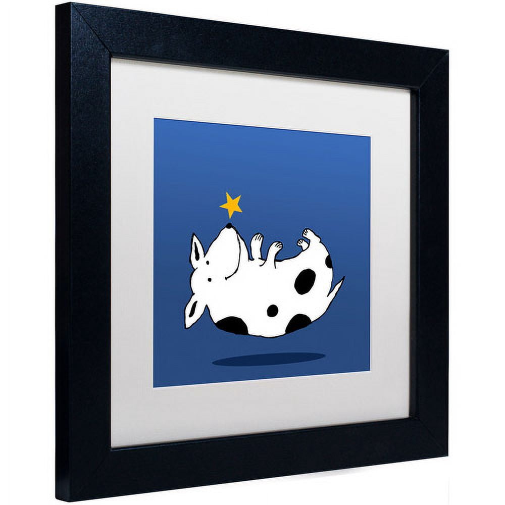 Carla Martell 'Star Dog' Matted Framed Art