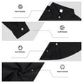 thumbnail image 7 of Men's Linen Henley Shirts Casual Long Sleeve Solid Button Down Blouse Loose Fit Beach Cardigan Coat, 7 of 7
