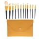 thumbnail image 2 of Juego de Brochas de Maquillaje ANGGREK 12 Piezas con Estuche de PU Naranja, 2 of 8