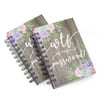 Internet Password Book with Alphabetical Tabs, Hardcover Floral Design (2 Pack)