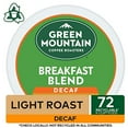 thumbnail image 3 of Green Mountain Coffee Roasters Breakfast Blend Decaf, Single-Serve Keurig K-Cup Pods, Light Roast Coffee, 72 Count, 3 of 3