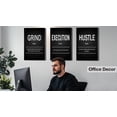 thumbnail image 2 of Lienzo de pared motivacional Deergar Grind Hustle Execution, 2 of 6