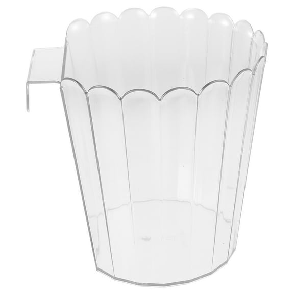 FRCOLOR Indoor Compost Bucket Under Sink Trash Can Kitchen Cabinet Door Trash Can Hanging Waste Bin for Bathroom RV and Laundry Room