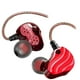 thumbnail image 1 of Auriculares QKZ KD4 con doble controlador, aislamiento de ruido, graves, con cable, micrófono estéreo, auriculares con doble bobina móvil en la oreja kenally DZ7311-01B, 1 of 2