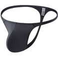 thumbnail image 1 of Aayomet sous-Vêtements Bikini pour Hommes String Slips avec Poche (Gris, TTG), 1 of 3