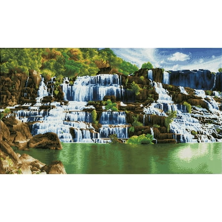 UPC: 4895225915309 | DIAMOND DOTZ® Pongour Waterfall Diamond Painting Kit