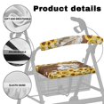 thumbnail image 5 of COEQINE Sunflower Horse Rollator Walker Seat and Backrest Rollbar Covers Set Medical Rollator Walker Accessories Seat Cushion for People Using Walking Frame Seat, 5 of 7
