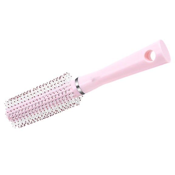 UPOUART Pink Round Blow Dry Brush for Home Use with Gentle Scalp Friendly Teeth for Voluminous Styling