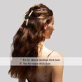 thumbnail image 4 of Clip de garra cruzada, clip de pelo antideslizante, accesorios de garra de pelo mate, clip de garra para mujeres y niñas, 4 of 5