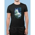 thumbnail image 2 of Luminous Wolf T-Shirt Men -Anthony Chirstou Designs, Male Small, 2 of 4