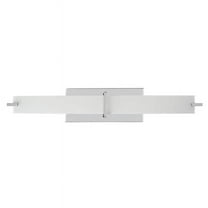 Sunset Lighting 25.63-in 1-Light Bright Polished Chrome LED Transitional Vanity Light Bar F8624-15-1