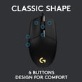 thumbnail image 4 of Logitech G102 Souris de Jeu Light Sync avec Éclairage RVB Personnalisable, 6 Boutons Programmables, Capteur de Qualité Gaming, Suivi 8 k dpi, Couleur 16,8 Mn, Poids Léger (Noir) (910-005802), 4 of 4