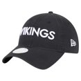 thumbnail image 3 of Women's New Era Black Minnesota Vikings Cece 9TWENTY Adjustable Hat, 3 of 6