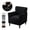 Black, variant on ATJIA Jacquard Armchair Slipcovers Banquet Armchair Slipcovers Anti Slip Accent Chair Covers 1-Piece Stretch Chair Slipcovers with Arms