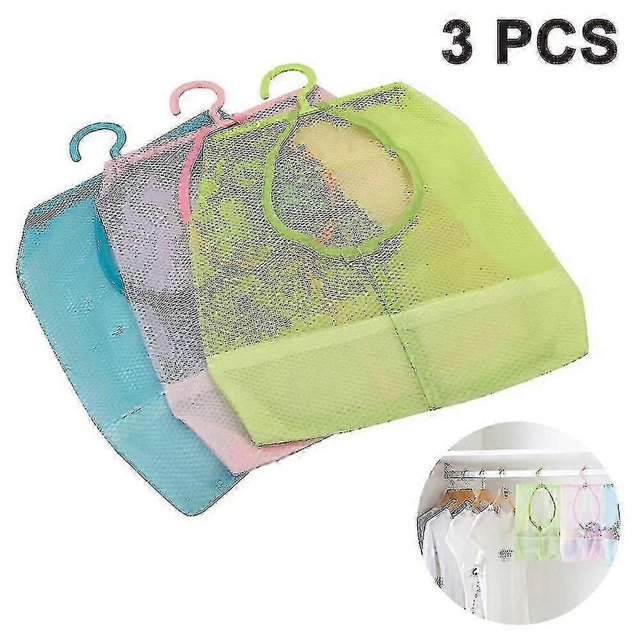 3pcs Portable Purpose Clothes Stora Bag For Bath Wardrobe Laundry Basket