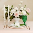 thumbnail image 3 of Weddingstar Vintage Style Pressed Glass Wine Goblet - Green, 3 of 4
