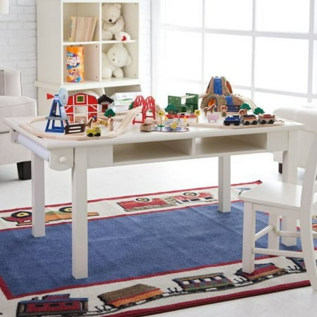 Classic Playtime Deluxe Train Table - Vanilla