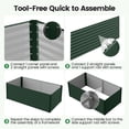 thumbnail image 2 of GVDV Raised Garden Bed 6x3x2ft Outdoor, Metal Raised Bed Kit for Backyard, Deep Root Planter Box for Gardening Vegetables, Fruits, Flowers, Rust-Proof, Easy Assembly, 2 of 8