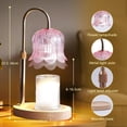 thumbnail image 3 of Pink Adjustable Candle Warmer Lamp with Timer, Mother’s Day Gift Lamp Fits All Jar Candles Home Decor, Fragrance Wax Melter, Birthday Gift for Women, 3 of 9