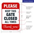 thumbnail image 3 of Please Keep Gate Closed Sign,, 3 of 8