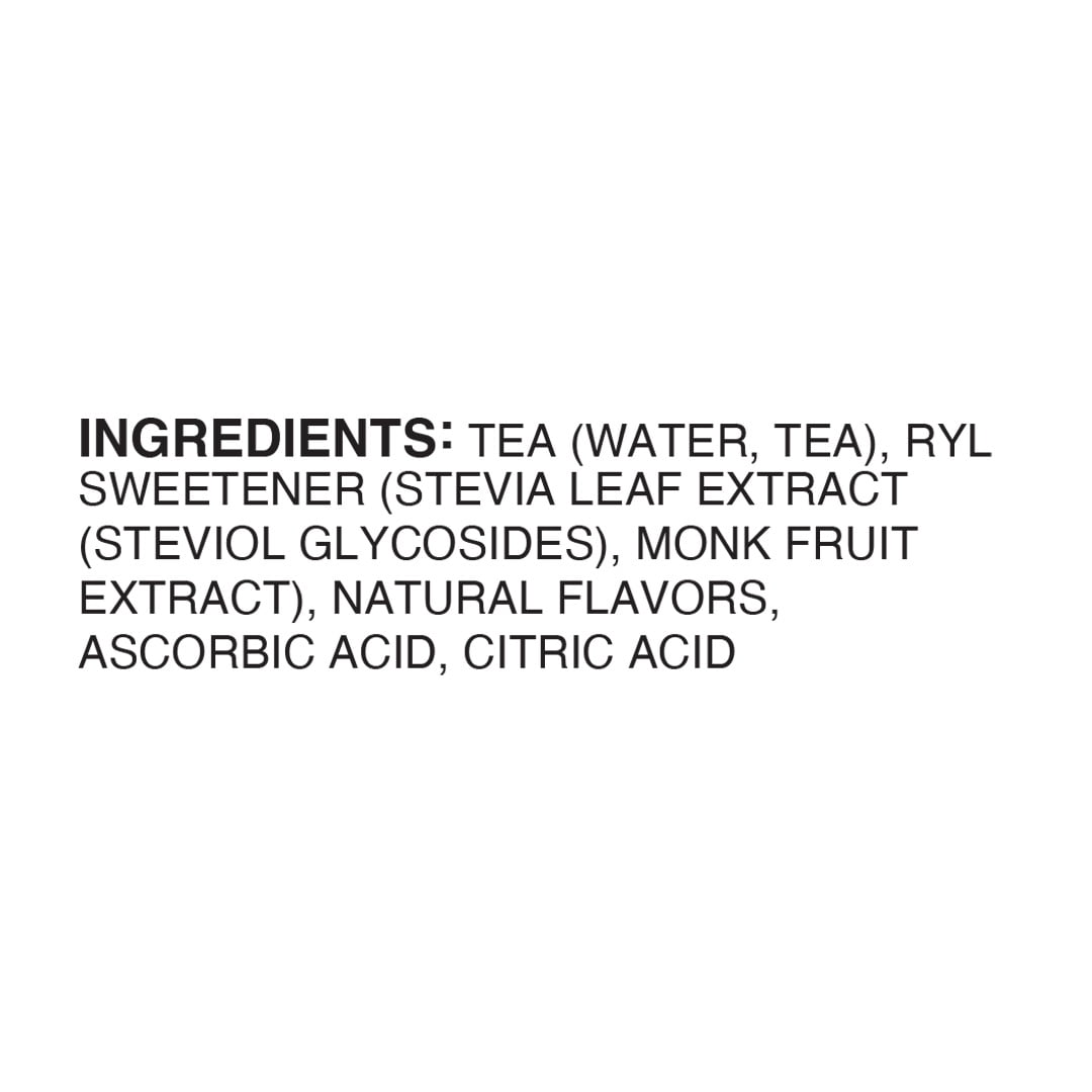 (6 pack) Ryl Iced Green Tea Citrus, Zero Sugar Antioxidant Green Tea, 16 fl oz Ready-to-Drink Can, No Artificial Sweeteners