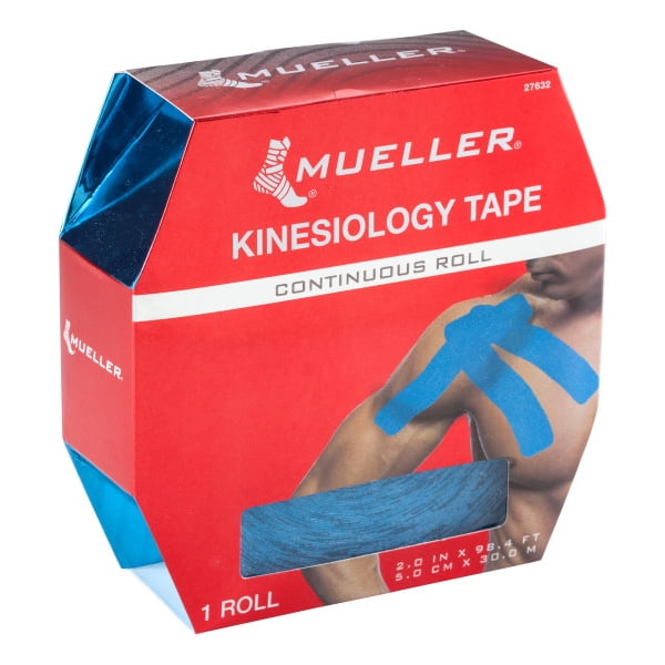 Mueller Kinesiology Tape, 2" x 98.4 ft (30 meter) Continuous Roll, Pink