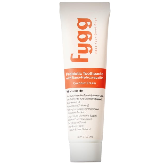Pasta de dientes Fygg Nano Hydroxyapatite Mini Travel .7ml Coconut