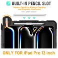 thumbnail image 2 of Funda HXCASEAC para iPad Pro 13 2024 con soporte para lápices, color negro, 2 of 9
